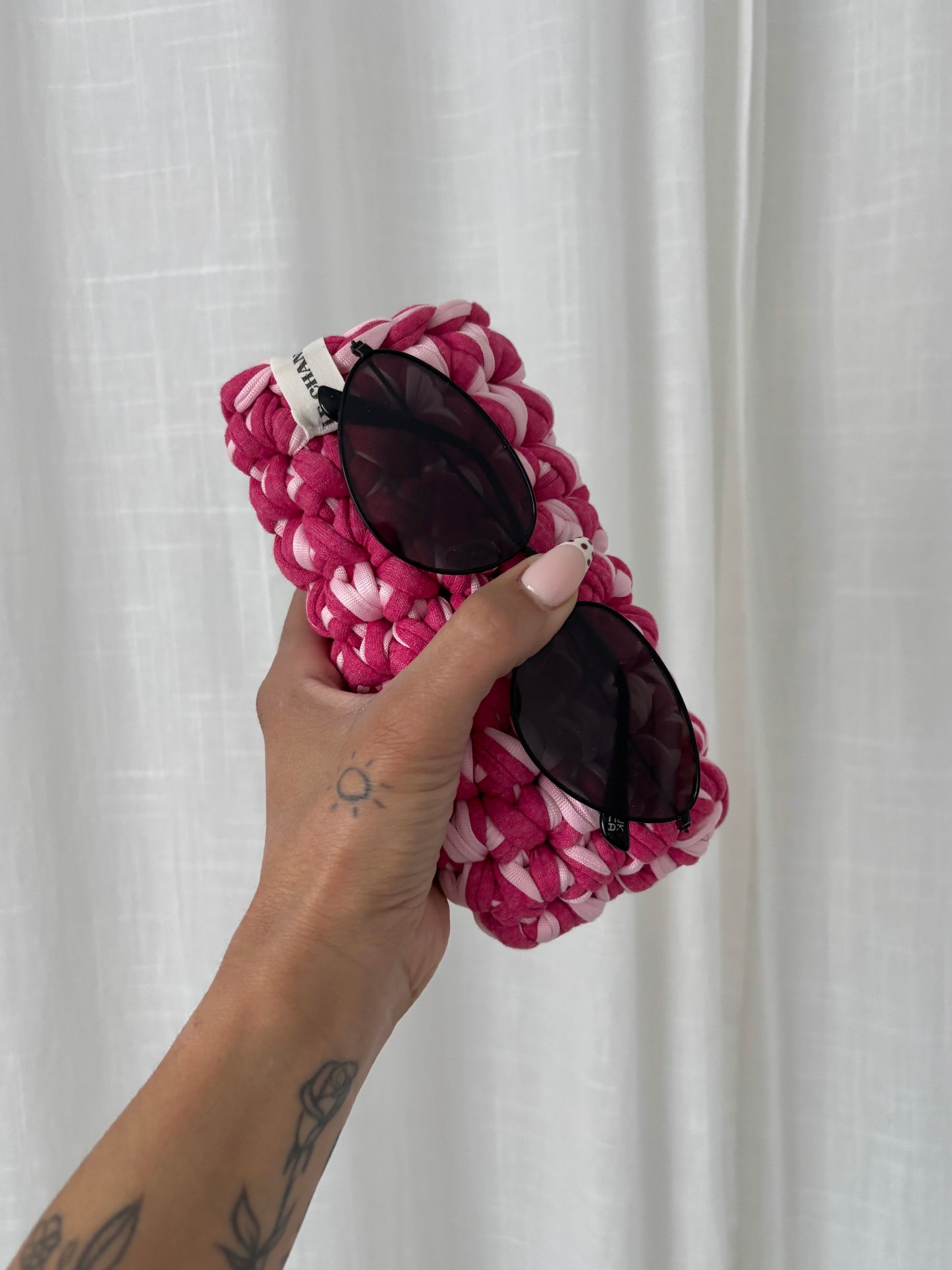 Étui à lunettes ~ fushia