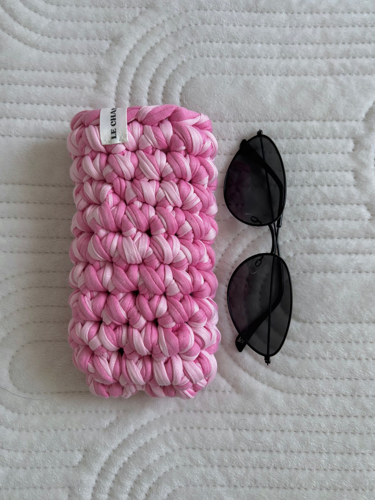 Étui à lunettes ~ rose