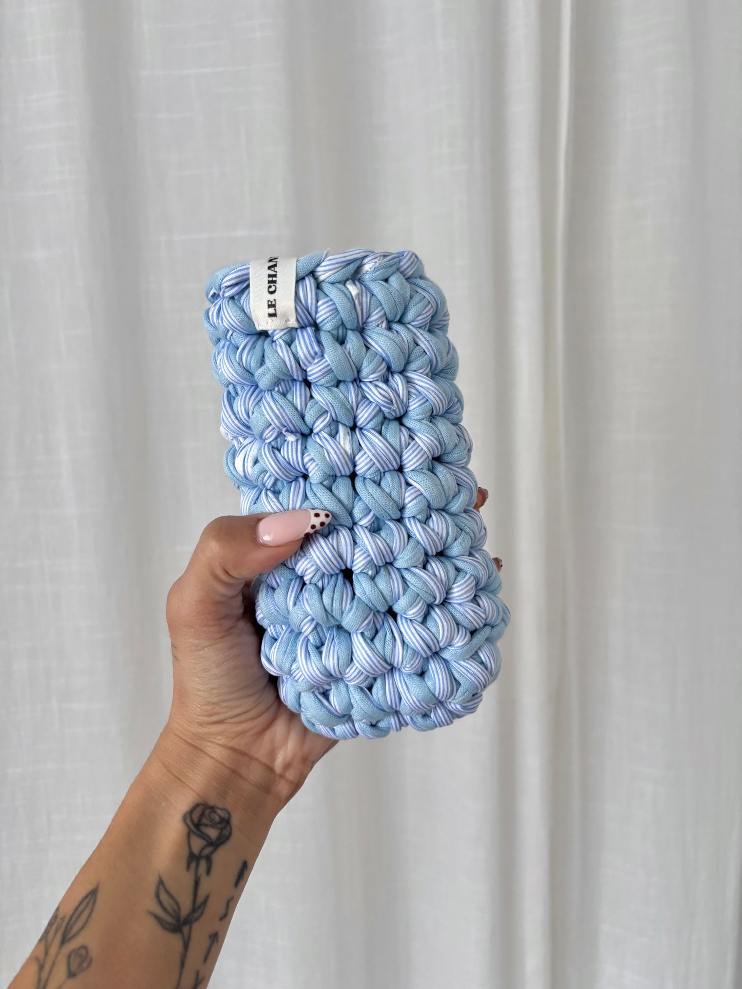 Étui à lunettes ~ bleu clair