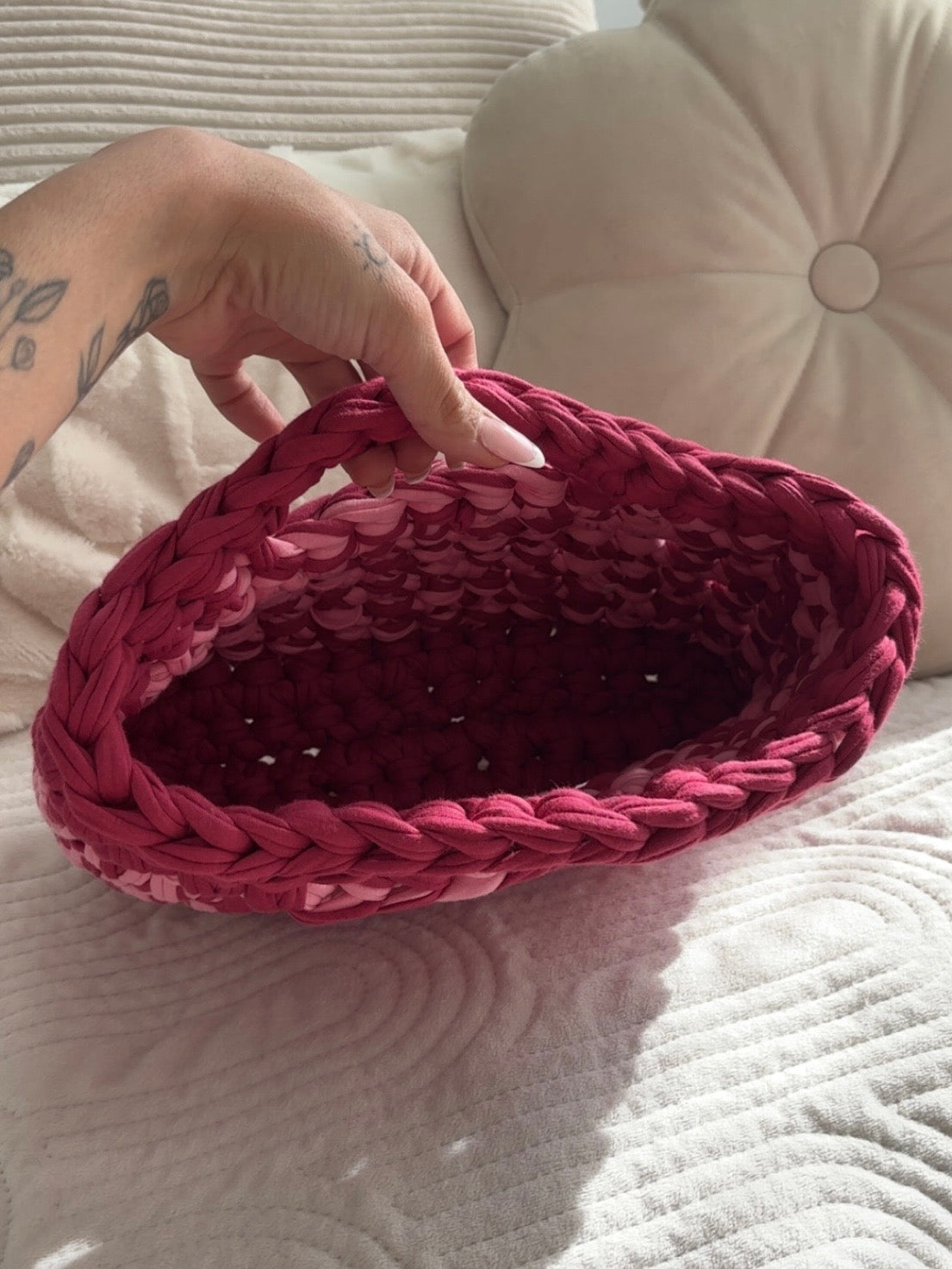 ANA ~ fushia & rose clair