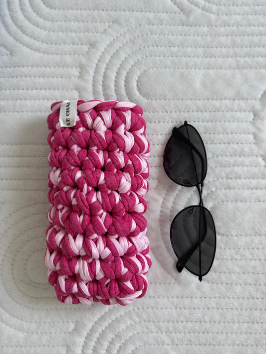 Étui à lunettes ~ fushia