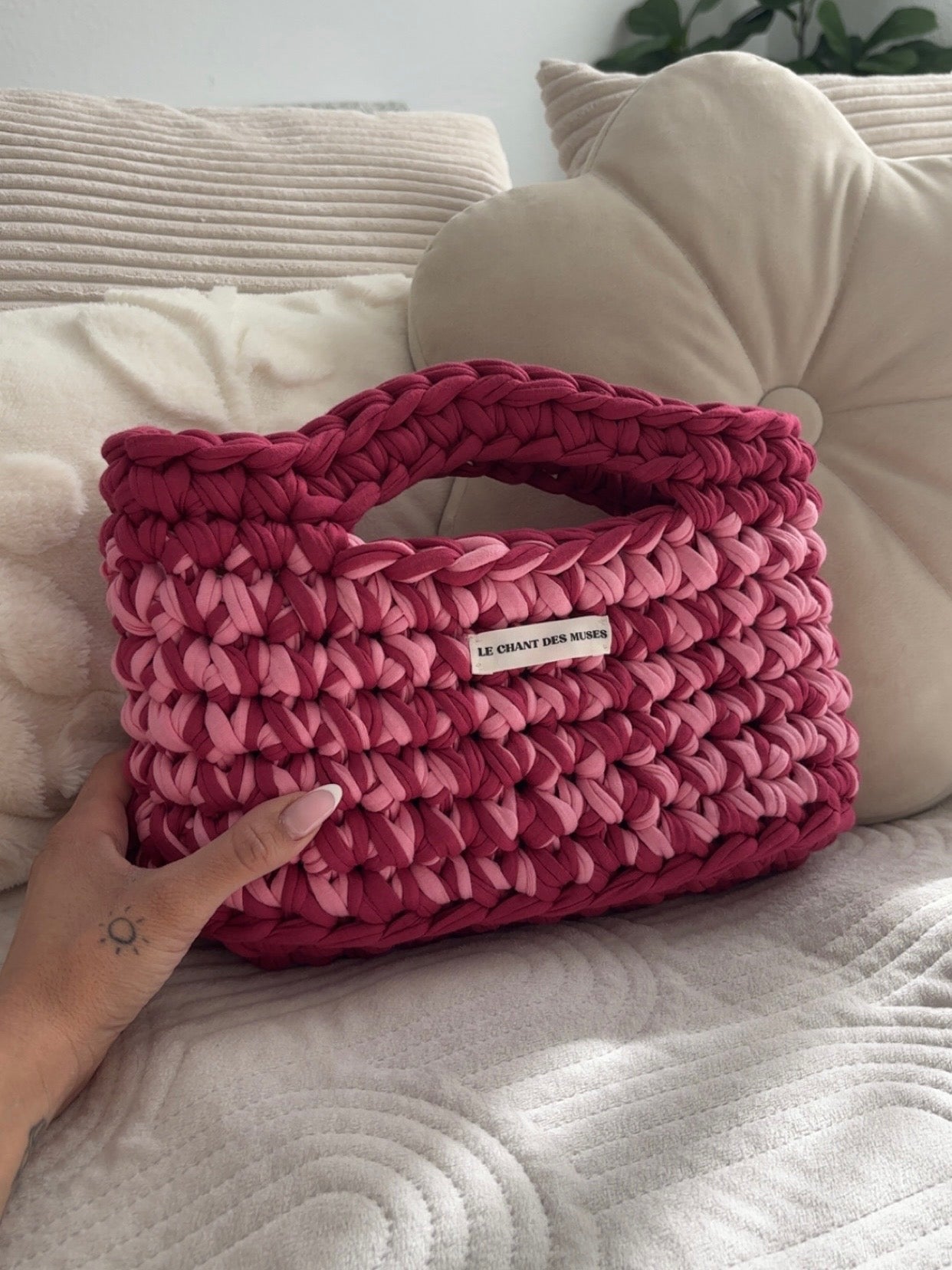 ANA ~ fushia & rose clair